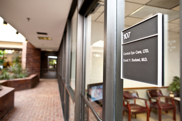 Entrance to the Central Eye Care office